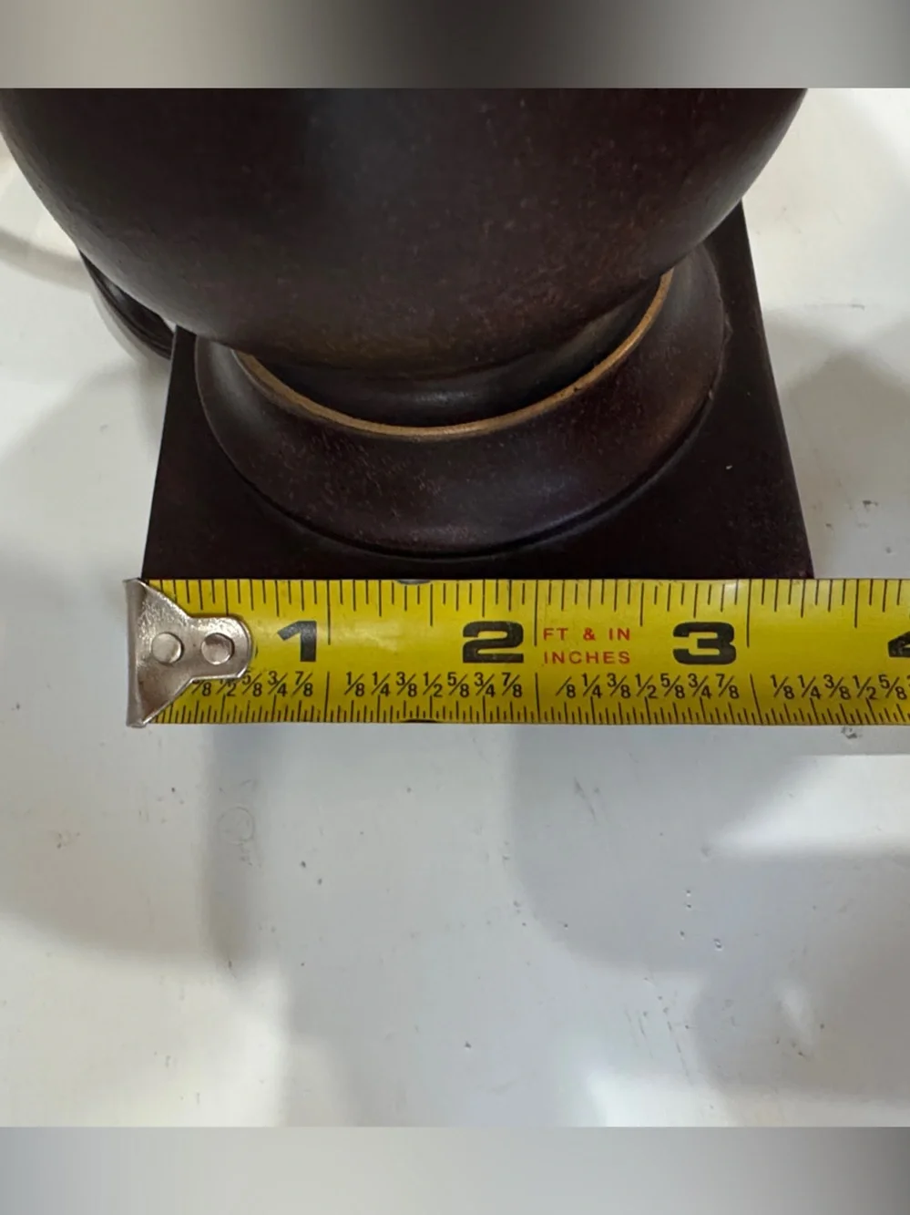 Classic Cream Table Lamp with Dark Base